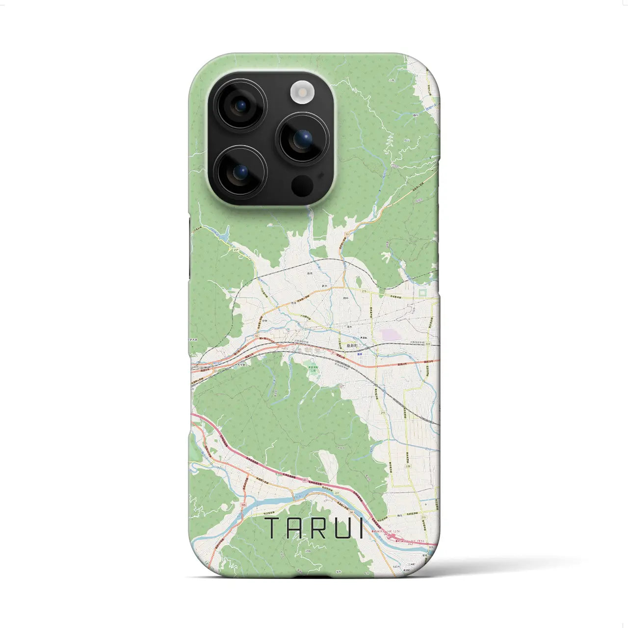 【垂井(岐阜県)】地図柄iPhoneケース(バックカバータイプ)