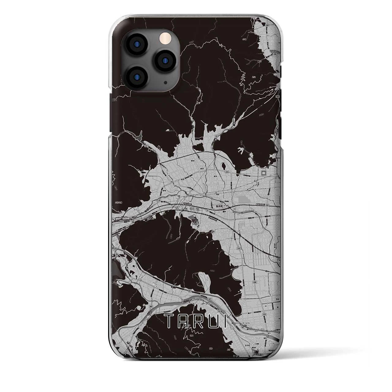 【垂井(岐阜県)】地図柄iPhoneケース(クリアタイプ)