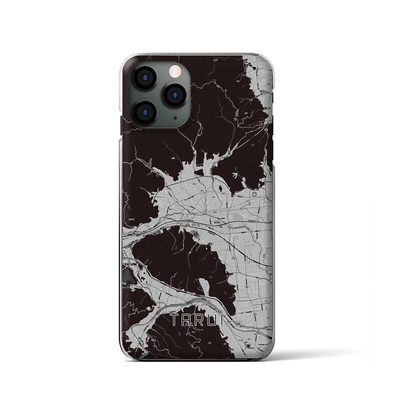 【垂井(岐阜県)】地図柄iPhoneケース(クリアタイプ)