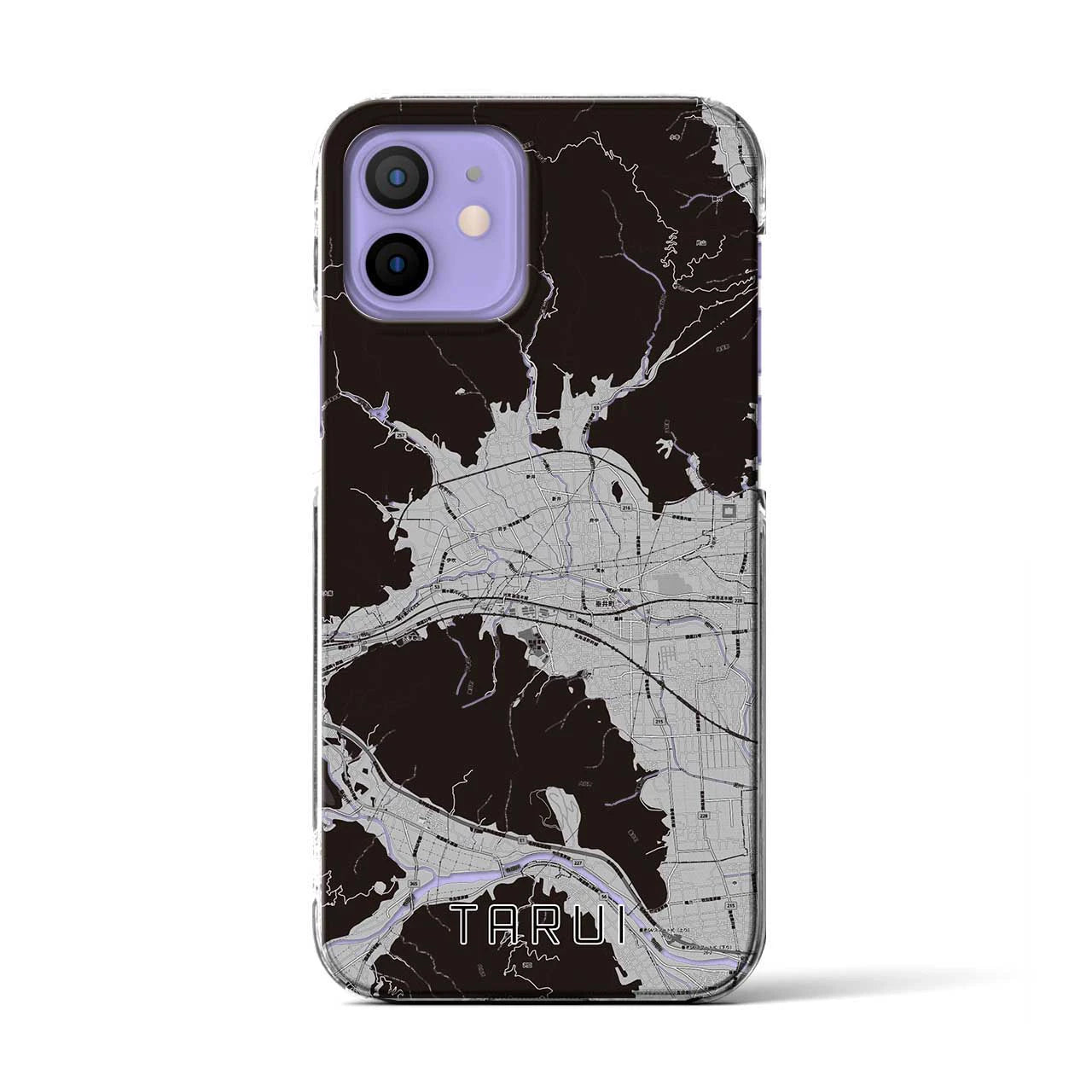 【垂井(岐阜県)】地図柄iPhoneケース(クリアタイプ)