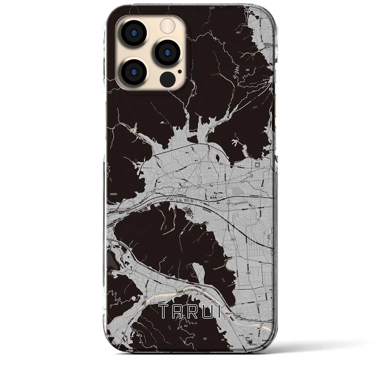 【垂井(岐阜県)】地図柄iPhoneケース(クリアタイプ)