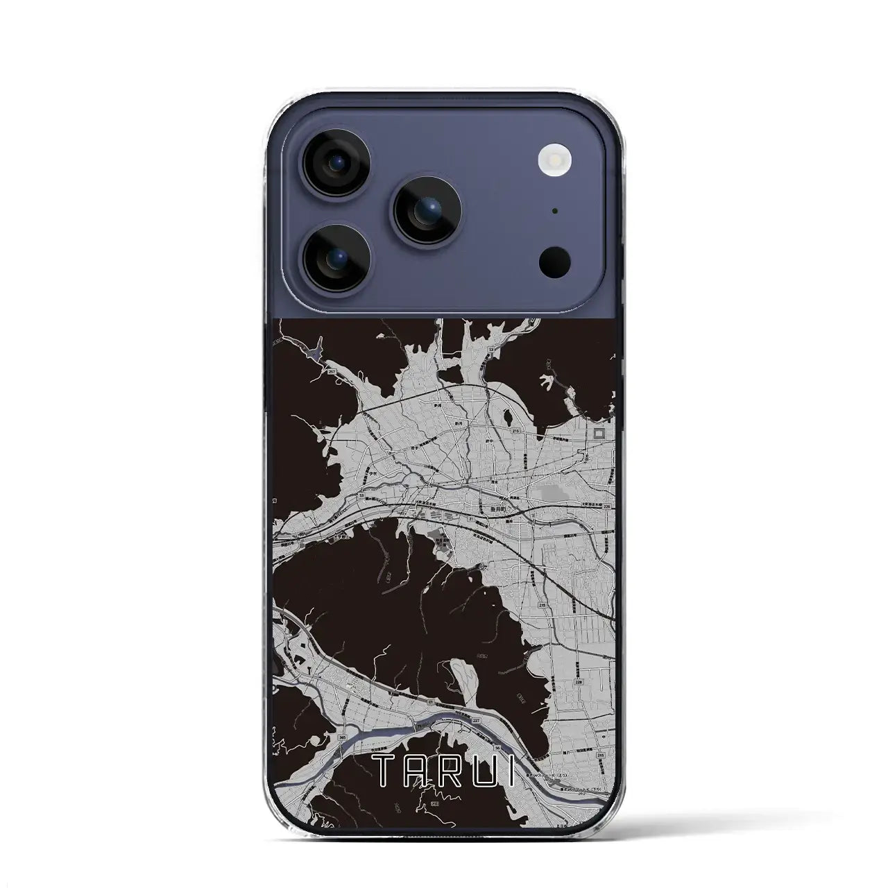 【垂井(岐阜県)】地図柄iPhoneケース(クリアタイプ)