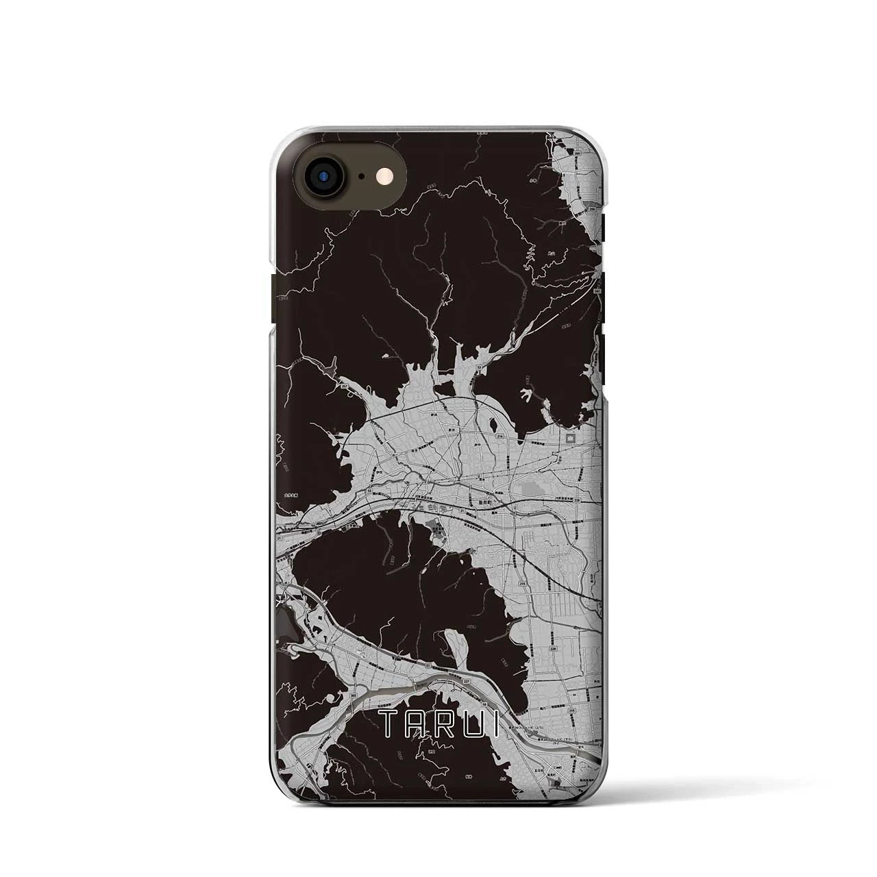 【垂井(岐阜県)】地図柄iPhoneケース(クリアタイプ)