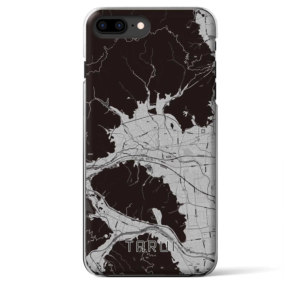 【垂井(岐阜県)】地図柄iPhoneケース(クリアタイプ)