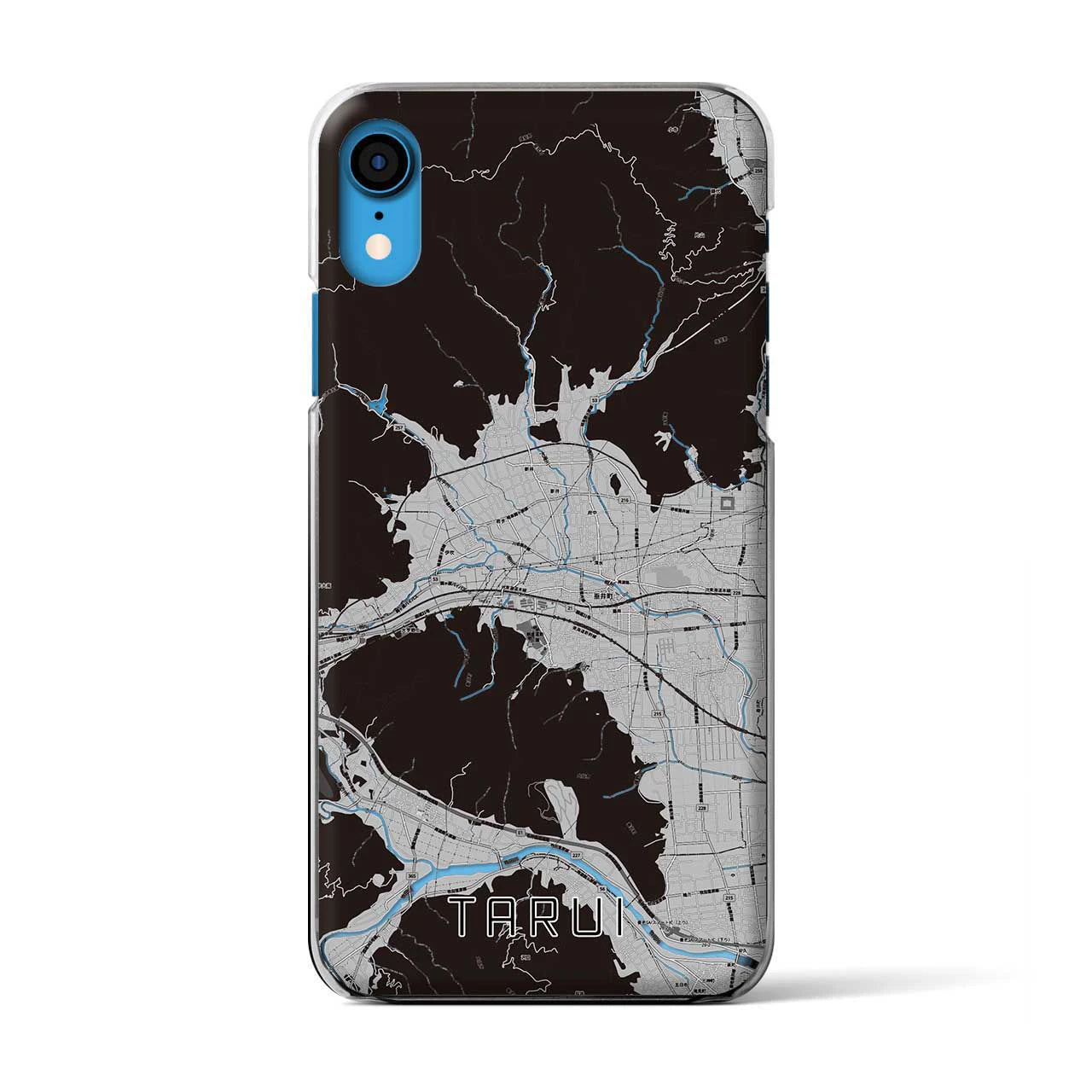 【垂井(岐阜県)】地図柄iPhoneケース(クリアタイプ)