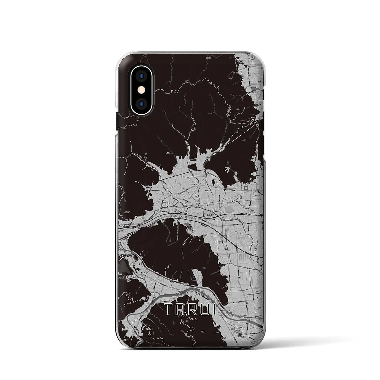 【垂井(岐阜県)】地図柄iPhoneケース(クリアタイプ)