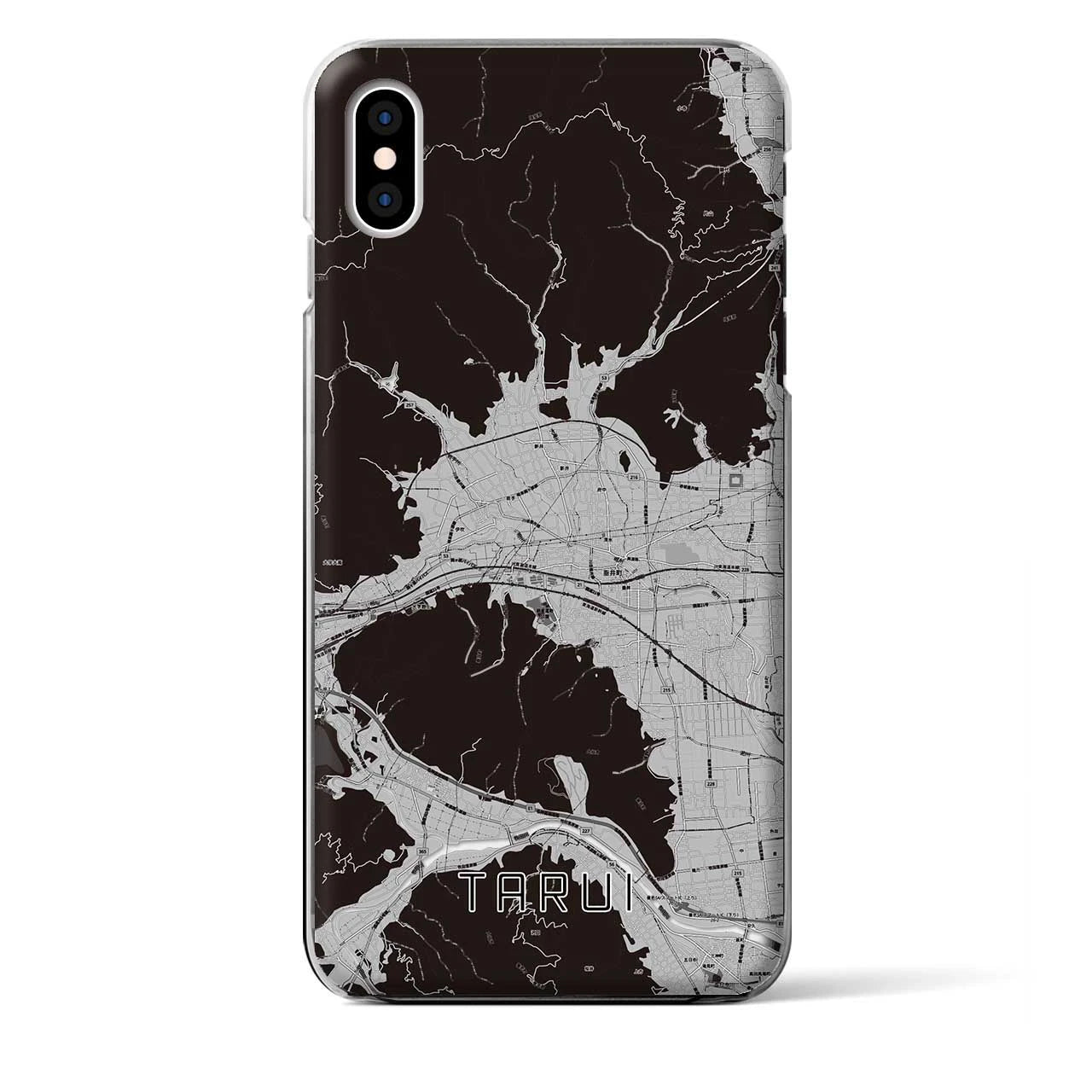 【垂井(岐阜県)】地図柄iPhoneケース(クリアタイプ)