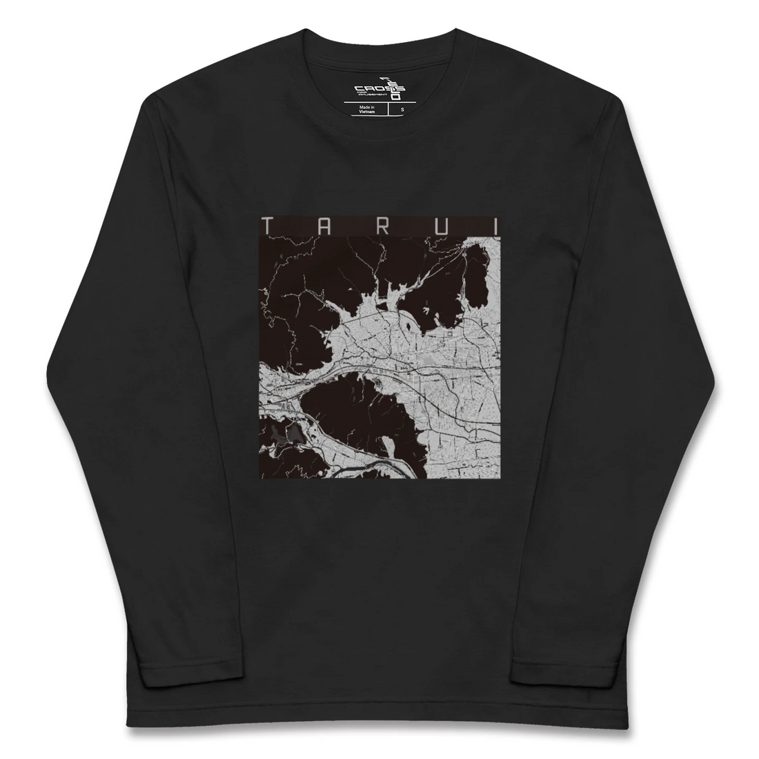 【垂井(岐阜県)】地図柄ロングスリーブTシャツ