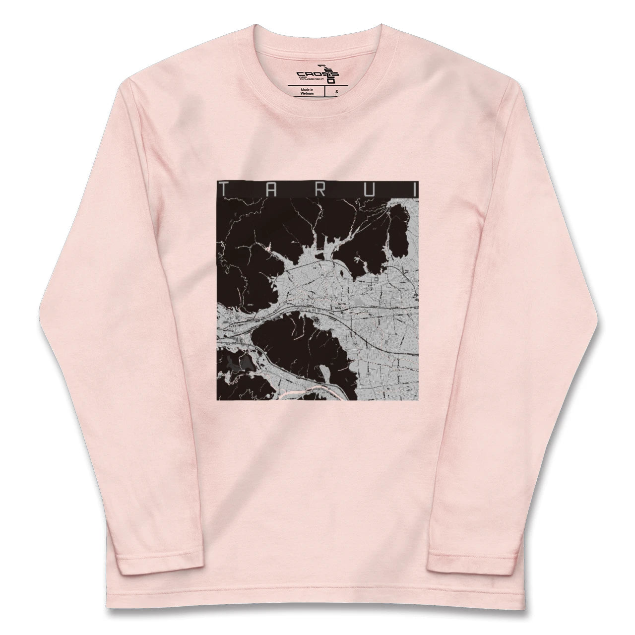 【垂井(岐阜県)】地図柄ロングスリーブTシャツ