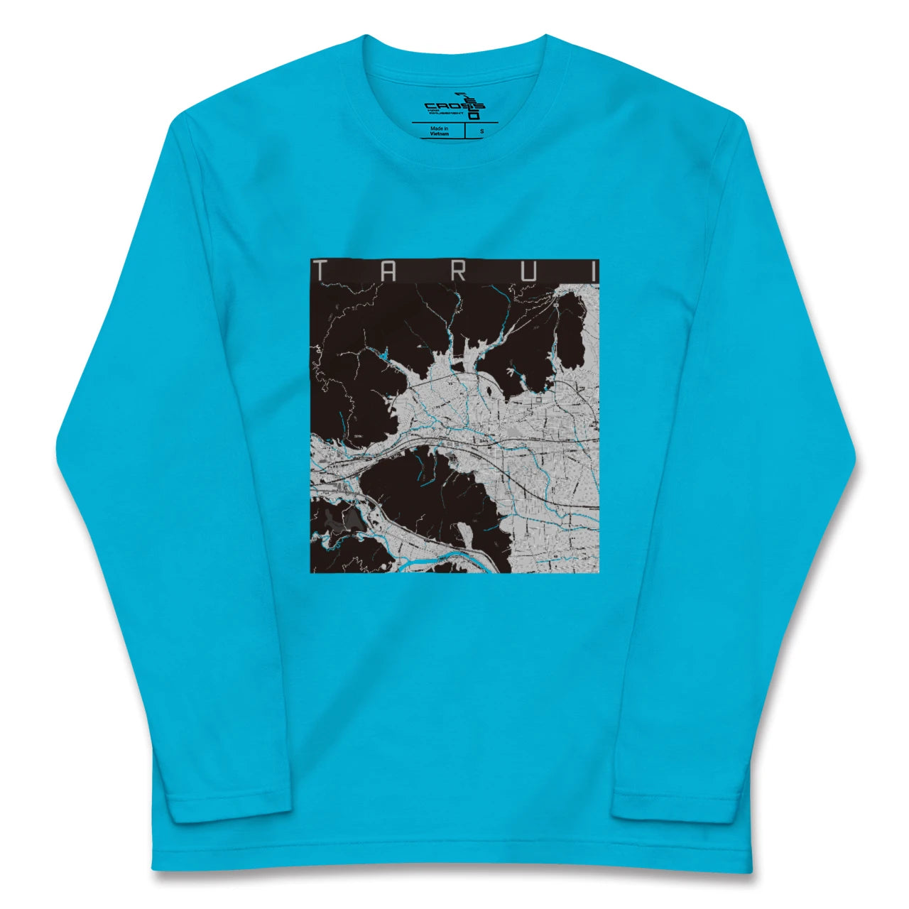 【垂井(岐阜県)】地図柄ロングスリーブTシャツ