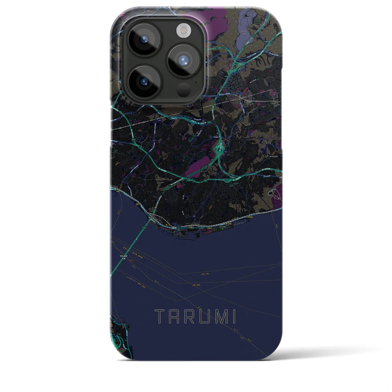 【垂水(兵庫県)】地図柄iPhoneケース(バックカバータイプ)
