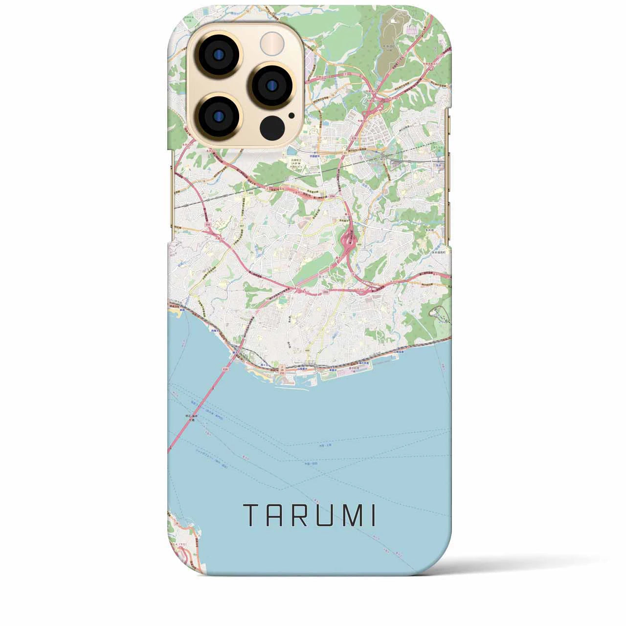 【垂水(兵庫県)】地図柄iPhoneケース(バックカバータイプ)