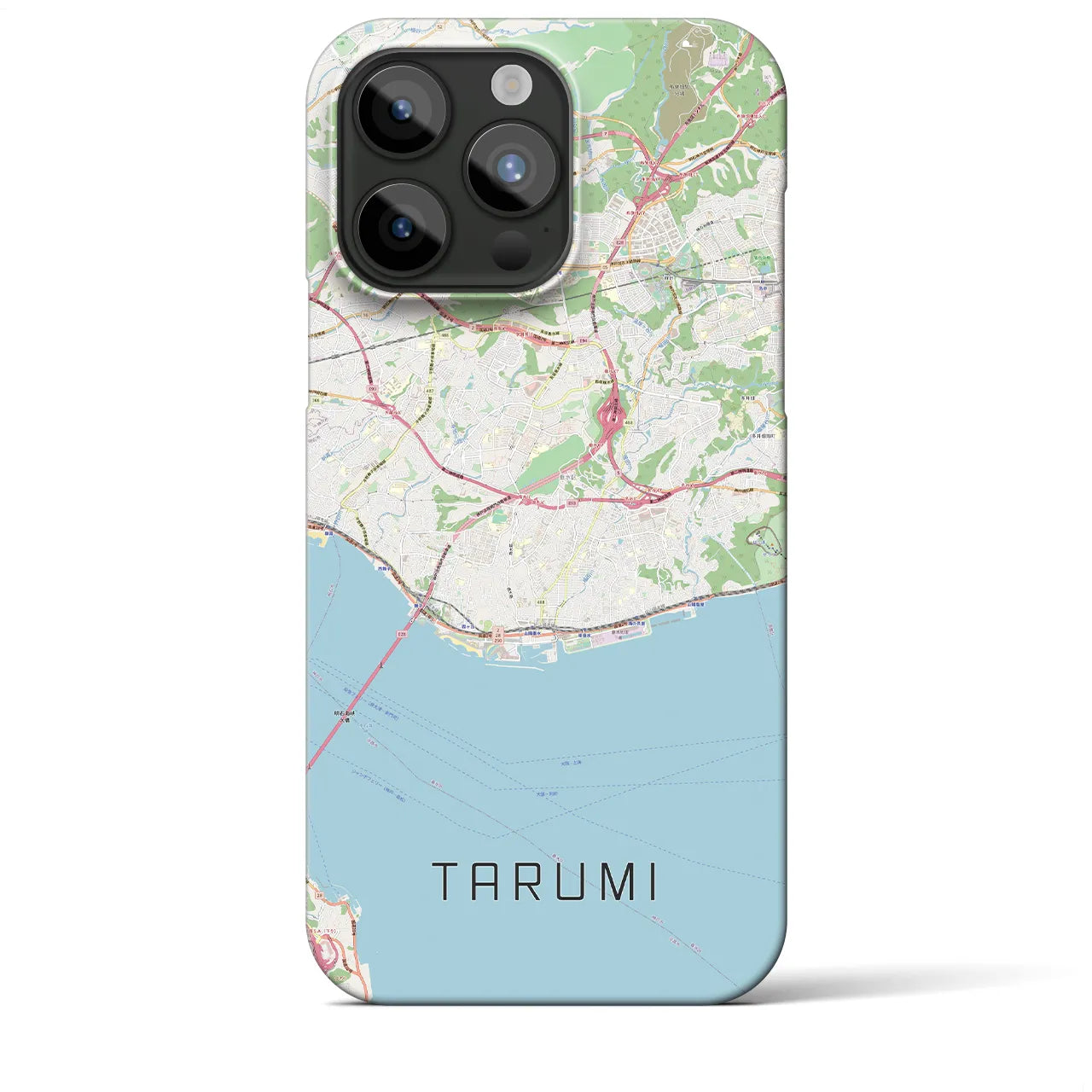 【垂水(兵庫県)】地図柄iPhoneケース(バックカバータイプ)