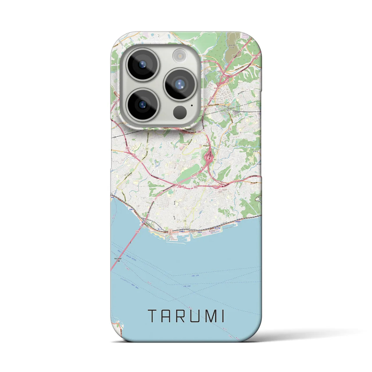 【垂水(兵庫県)】地図柄iPhoneケース(バックカバータイプ)