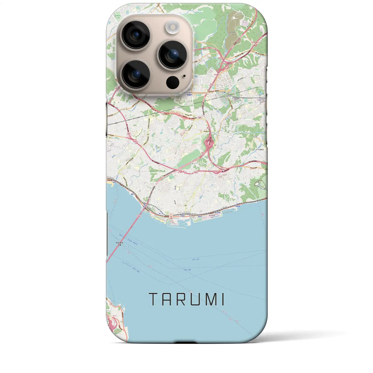 【垂水(兵庫県)】地図柄iPhoneケース(バックカバータイプ)