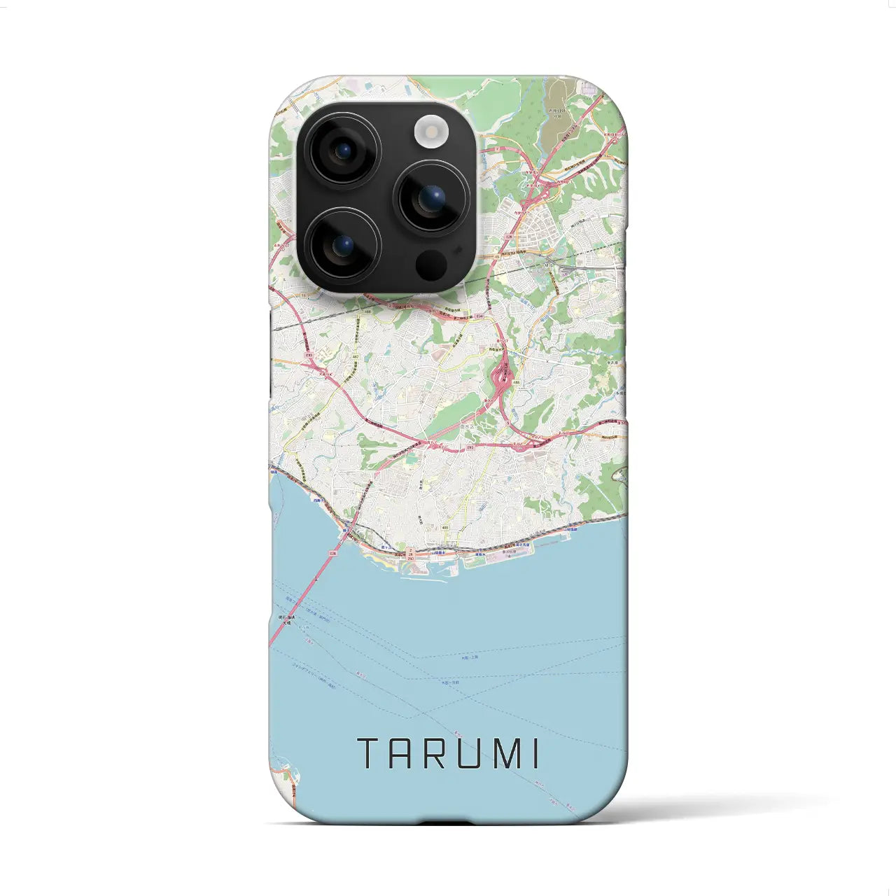 【垂水(兵庫県)】地図柄iPhoneケース(バックカバータイプ)