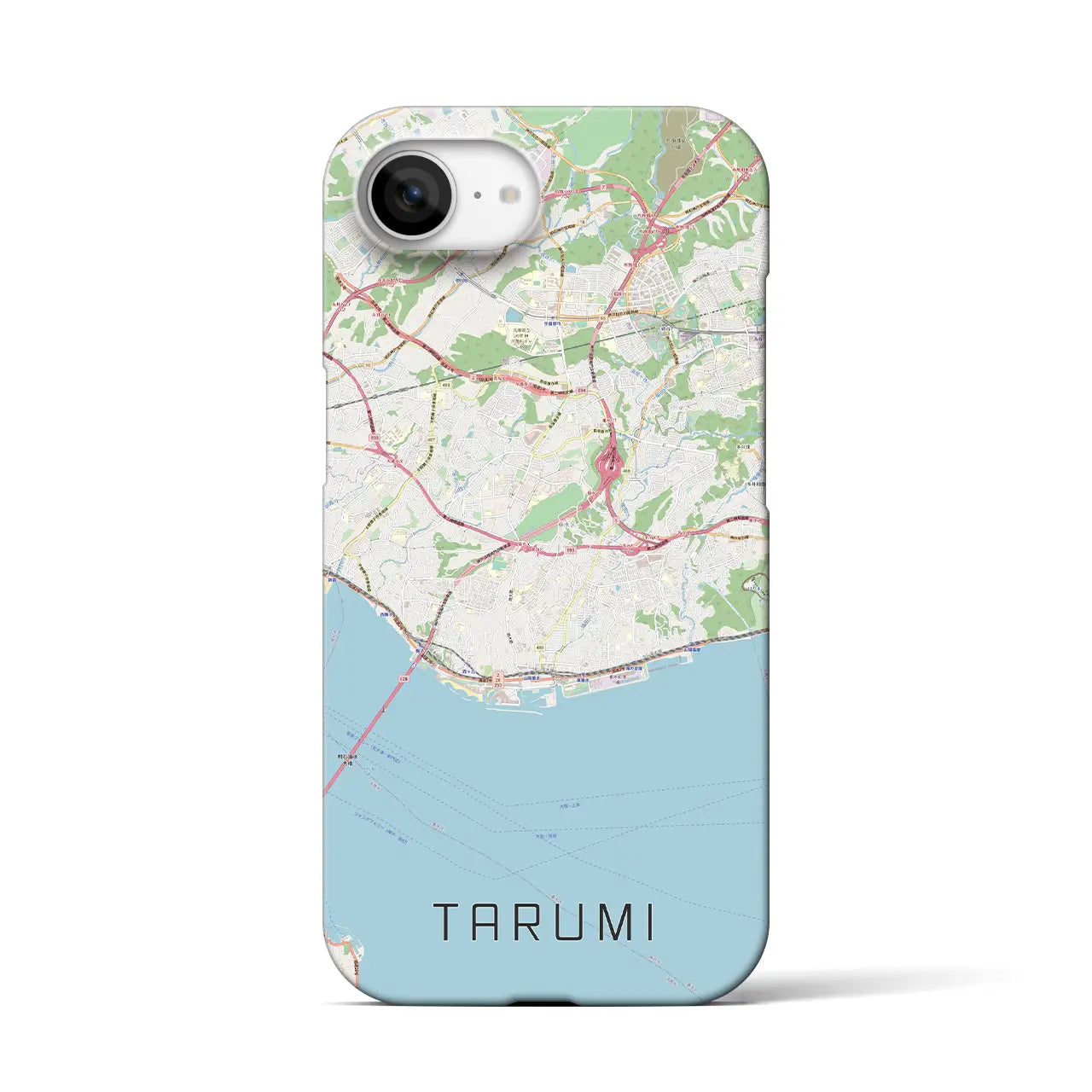 【垂水(兵庫県)】地図柄iPhoneケース(バックカバータイプ)
