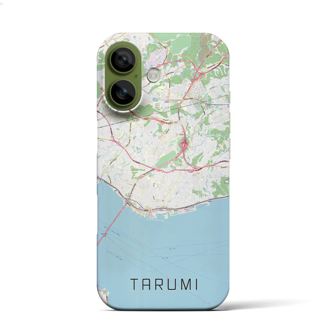 【垂水(兵庫県)】地図柄iPhoneケース(バックカバータイプ)ナチュラル・iPhone 17 Pro Max 用