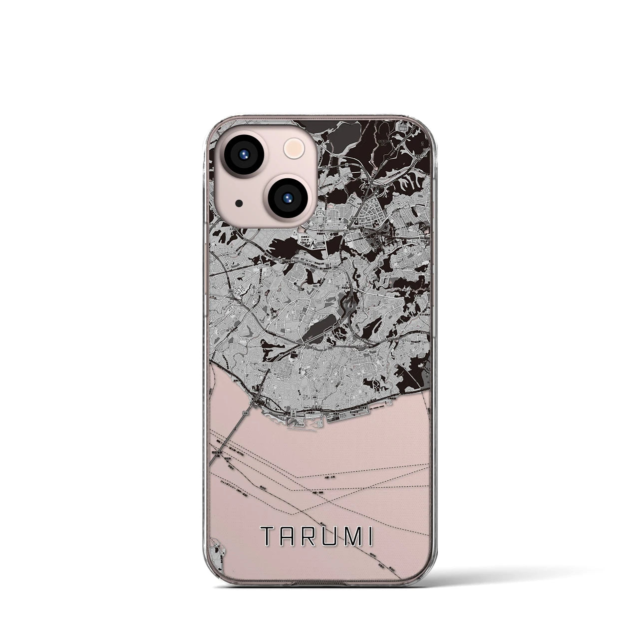 【垂水(兵庫県)】地図柄iPhoneケース(クリアタイプ)