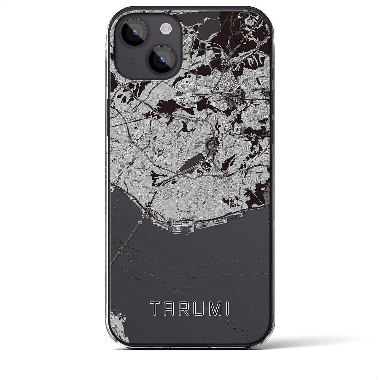 【垂水(兵庫県)】地図柄iPhoneケース(クリアタイプ)