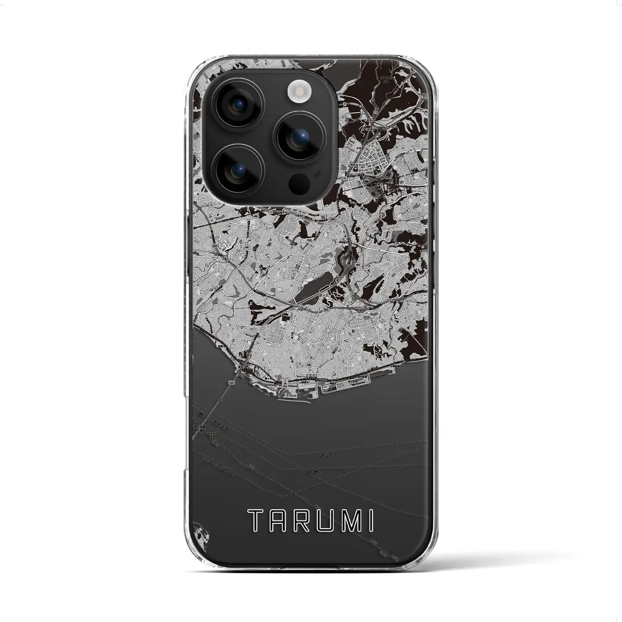 【垂水(兵庫県)】地図柄iPhoneケース(クリアタイプ)