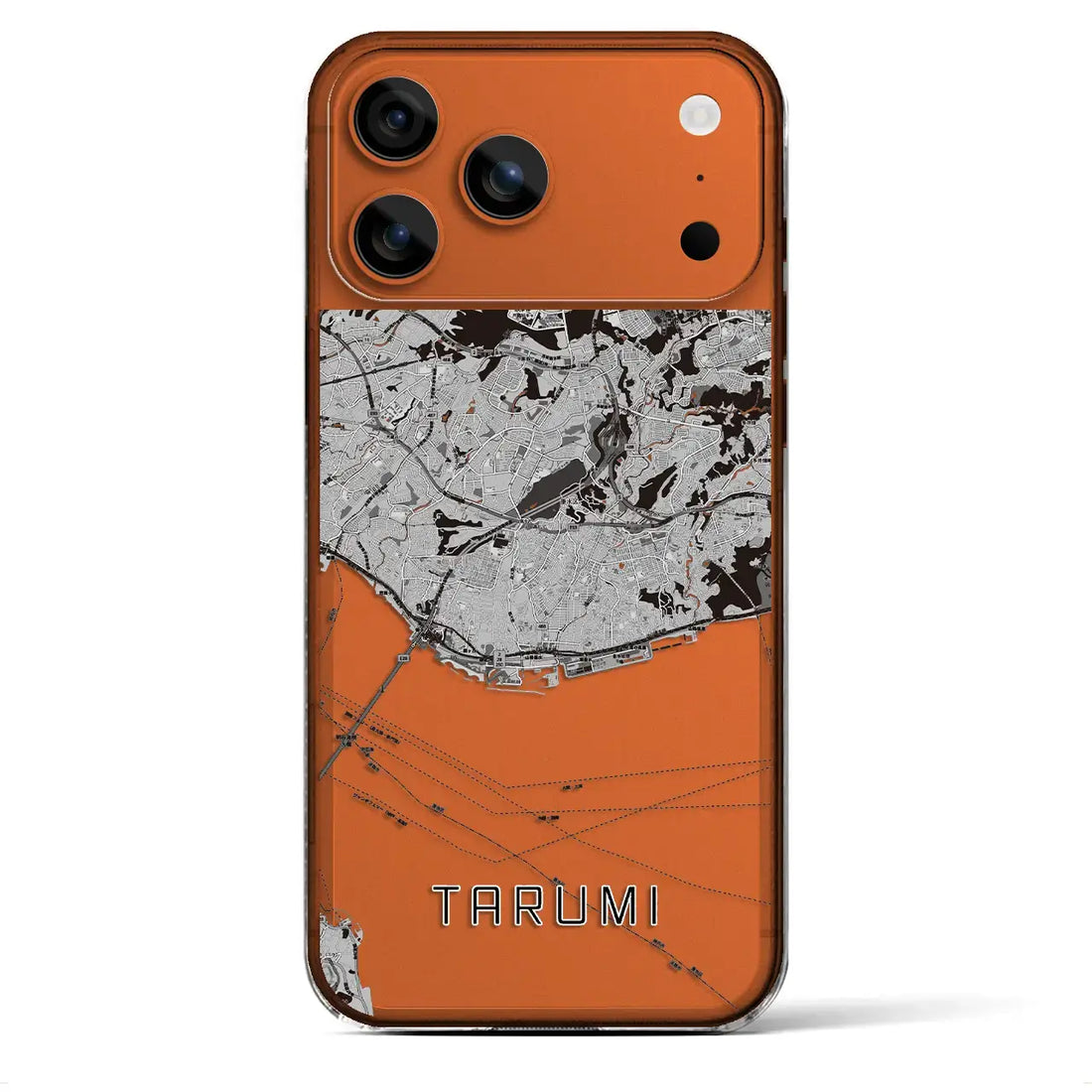 【垂水(兵庫県)】地図柄iPhoneケース(クリアタイプ)