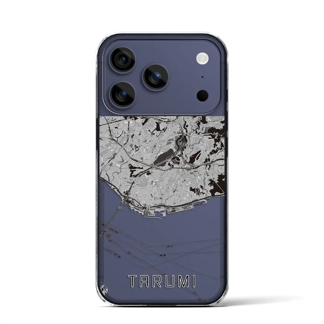 【垂水(兵庫県)】地図柄iPhoneケース(クリアタイプ)