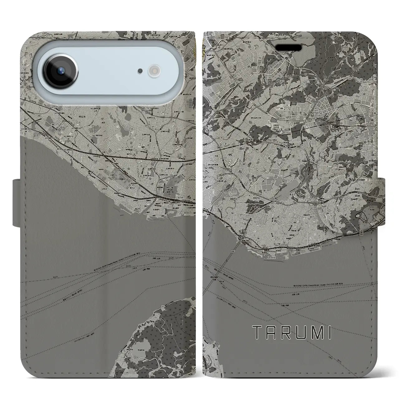 【垂水(兵庫県)】地図柄iPhoneケース(手帳タイプ)