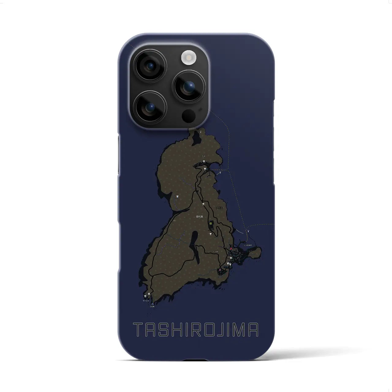 【田代島(宮城県)】地図柄iPhoneケース(バックカバータイプ)