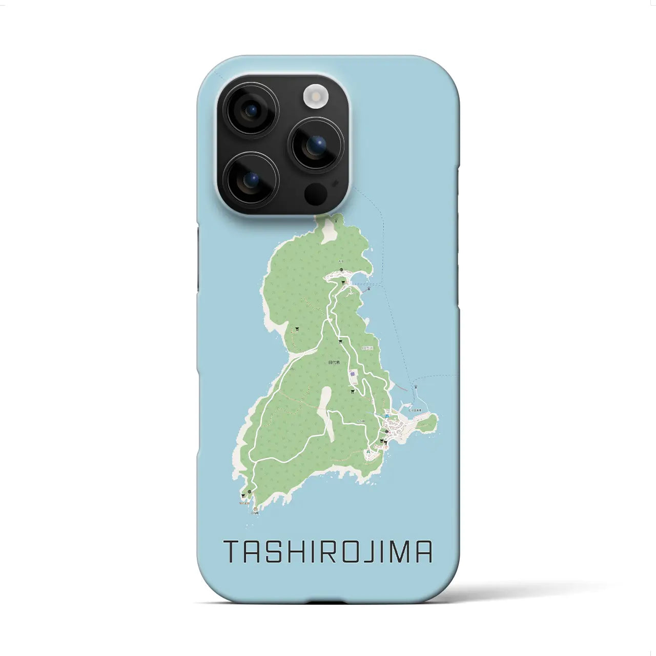 【田代島(宮城県)】地図柄iPhoneケース(バックカバータイプ)