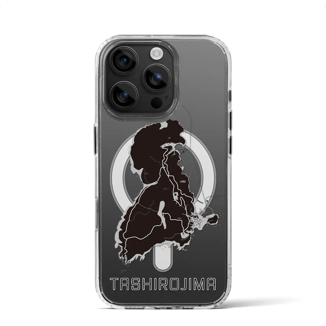 【田代島(宮城県)】地図柄iPhoneケース(MagSafeタイプ)