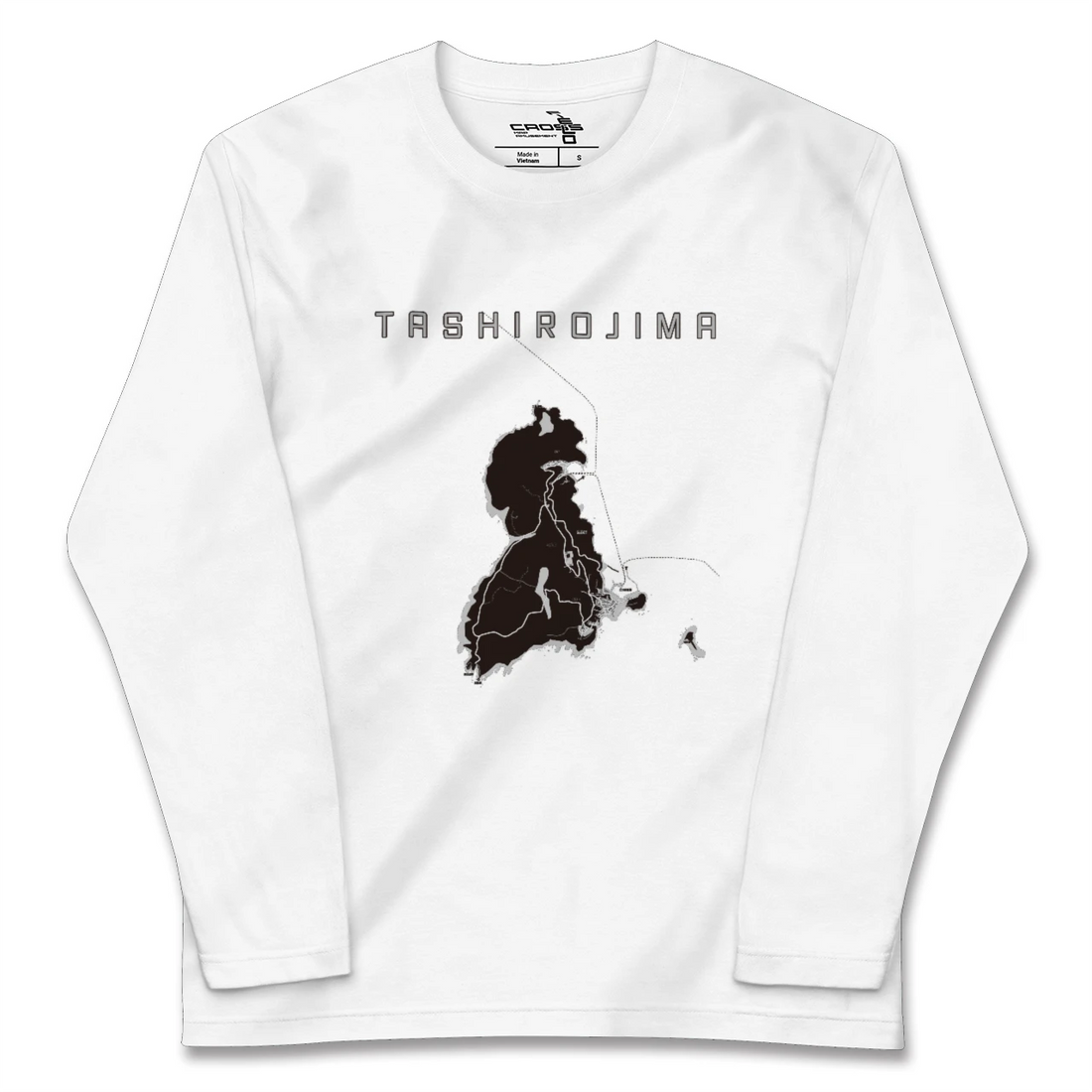 【田代島(宮城県)】地図柄ロングスリーブTシャツ
