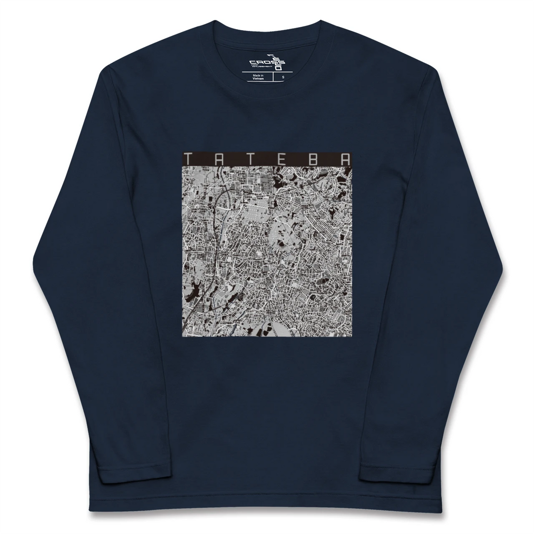 【立場(神奈川県)】地図柄ロングスリーブTシャツ