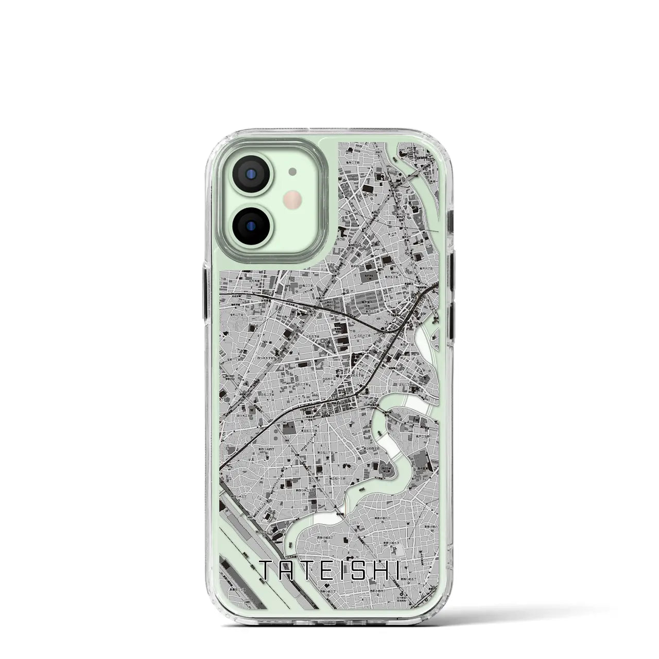 【立石(東京都)】地図柄iPhoneケース(MagSafeタイプ)
