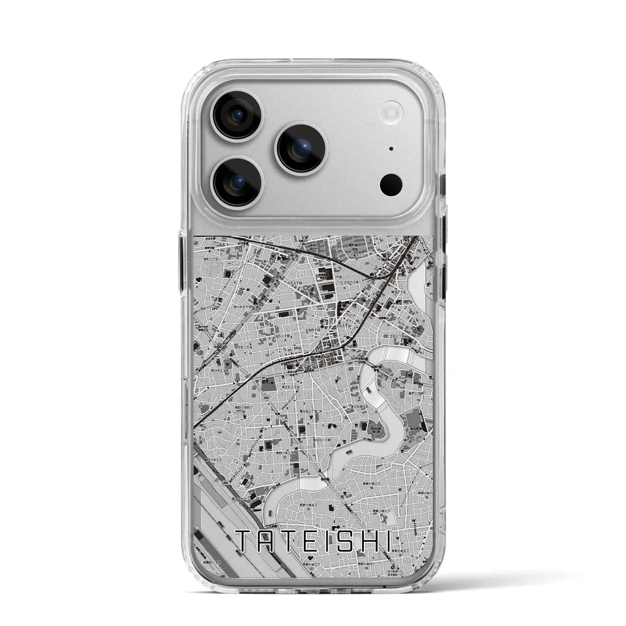 【立石(東京都)】地図柄iPhoneケース(MagSafeタイプ)