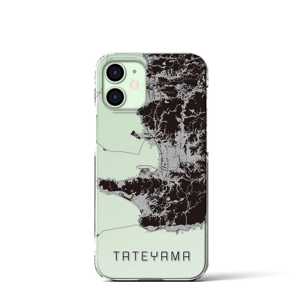 【館山2(千葉県)】地図柄iPhoneケース(クリアタイプ)