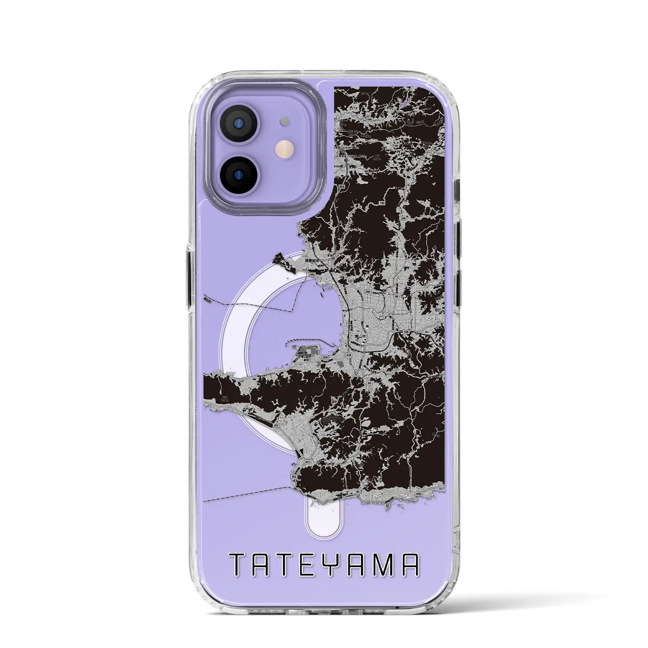 【館山2(千葉県)】地図柄iPhoneケース(MagSafeタイプ)