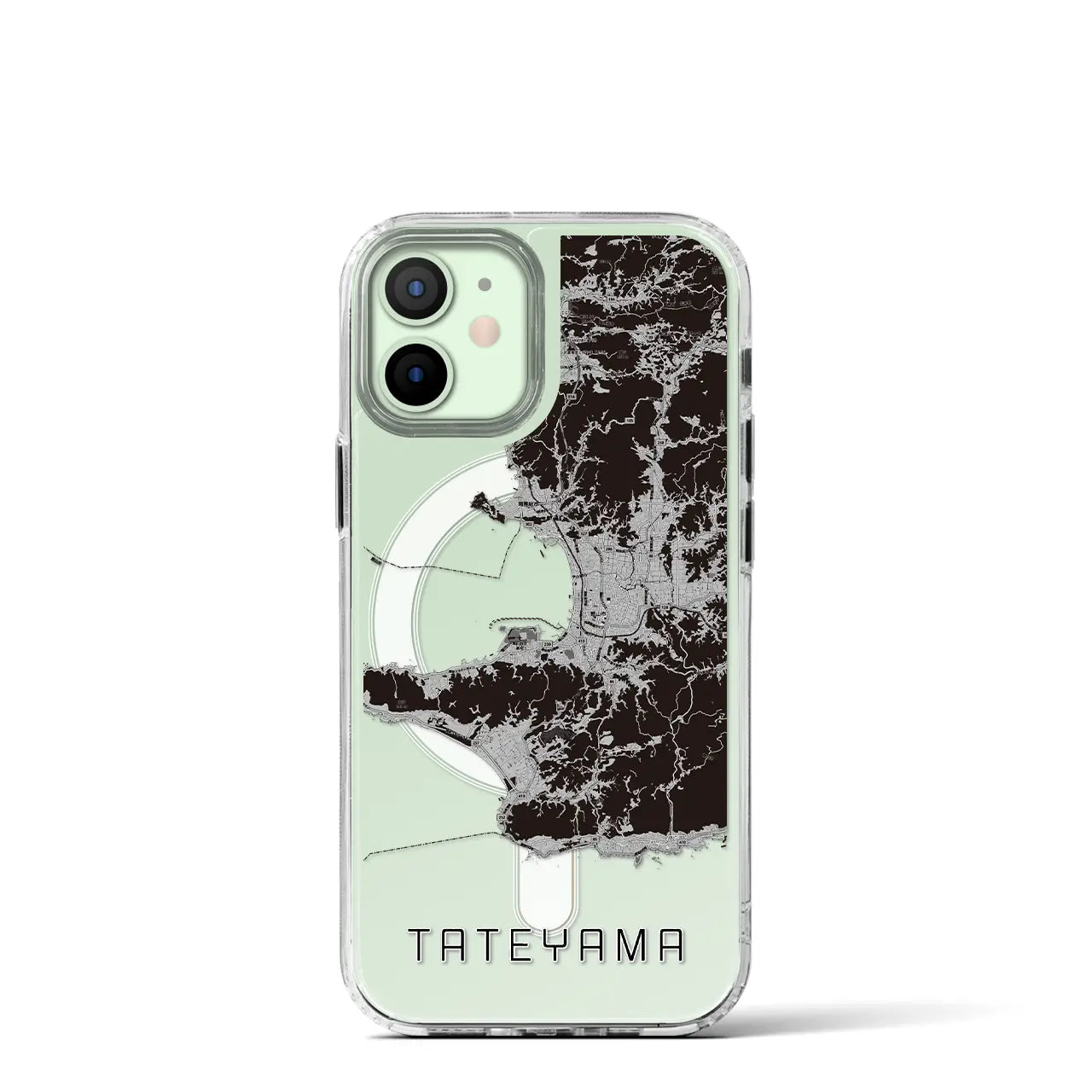 【館山2(千葉県)】地図柄iPhoneケース(MagSafeタイプ)