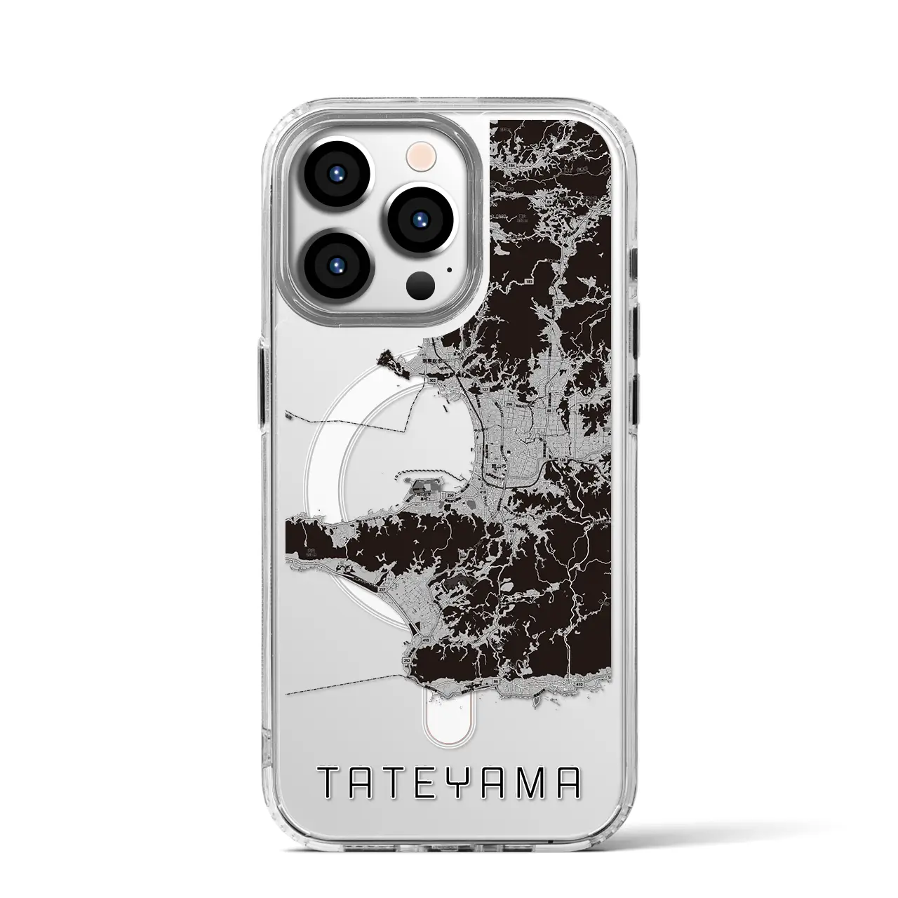 【館山2(千葉県)】地図柄iPhoneケース(MagSafeタイプ)