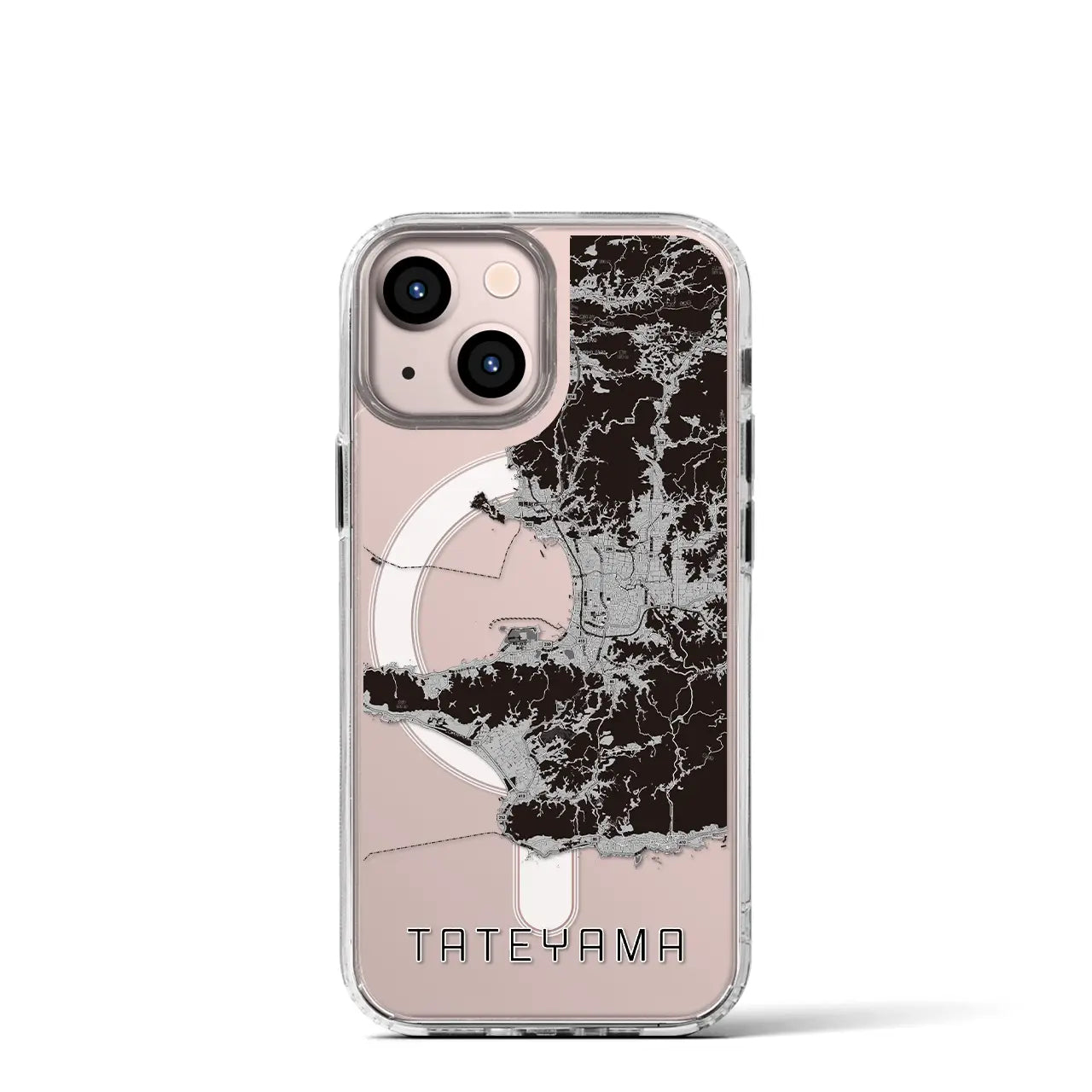 【館山2(千葉県)】地図柄iPhoneケース(MagSafeタイプ)