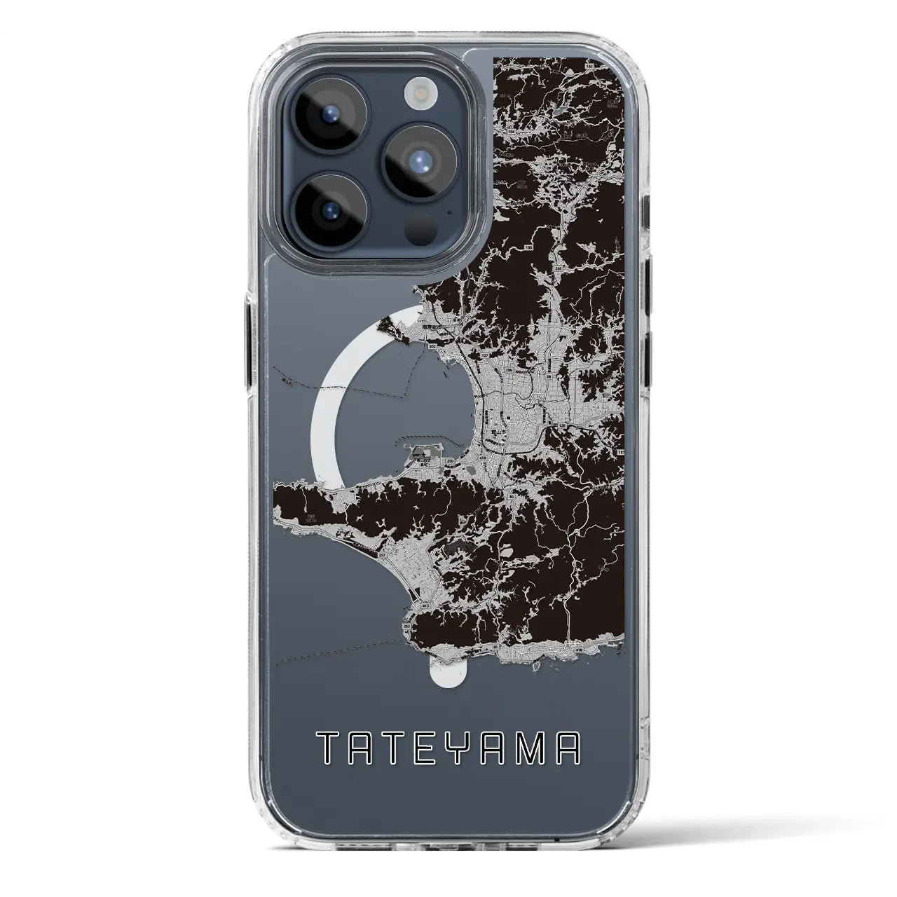 【館山2(千葉県)】地図柄iPhoneケース(MagSafeタイプ)