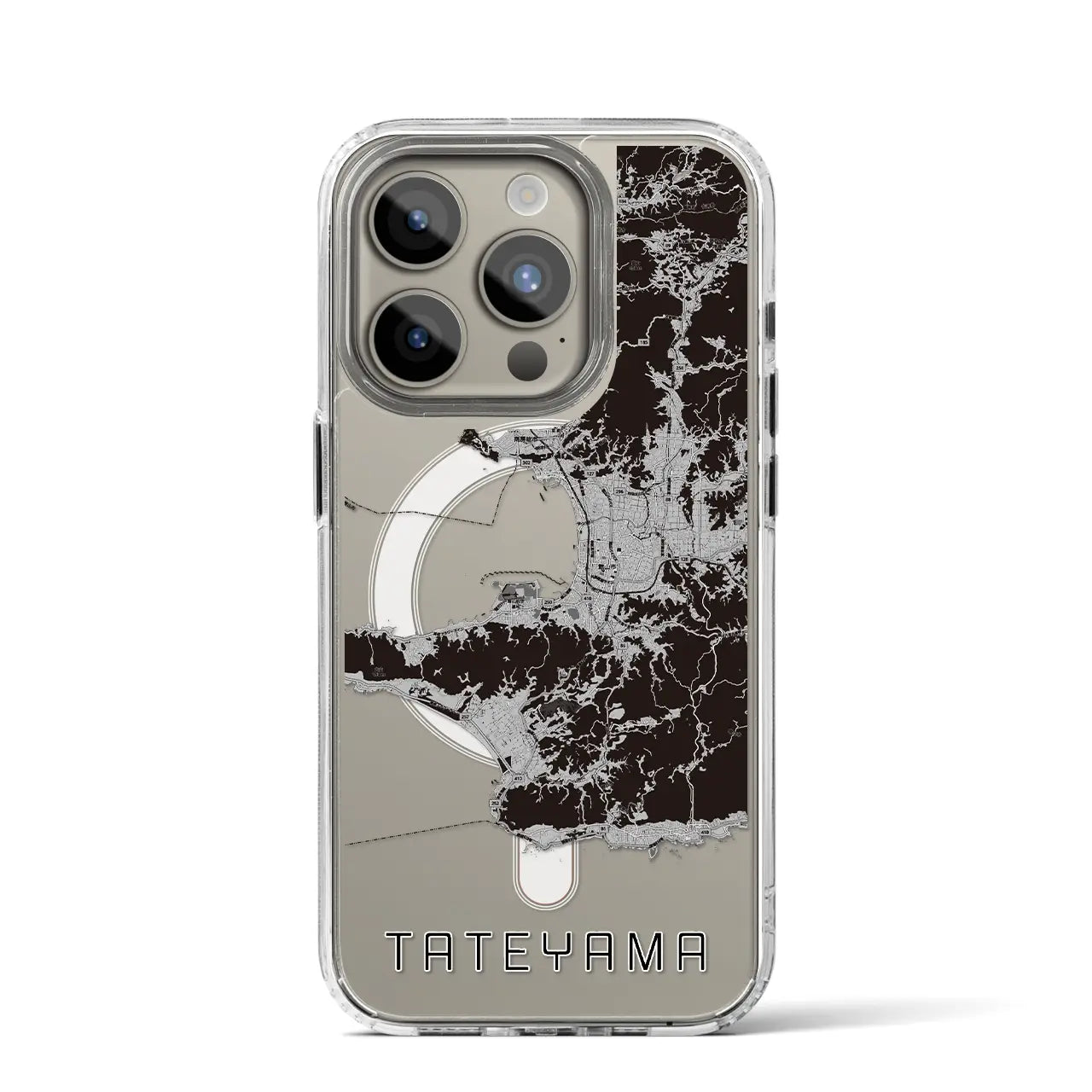 【館山2(千葉県)】地図柄iPhoneケース(MagSafeタイプ)