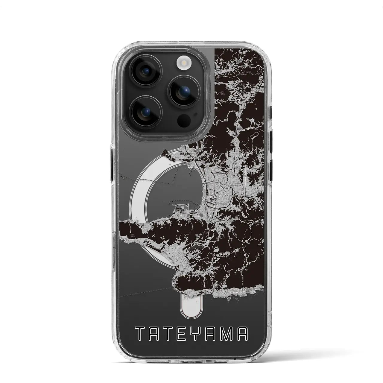 【館山2(千葉県)】地図柄iPhoneケース(MagSafeタイプ)