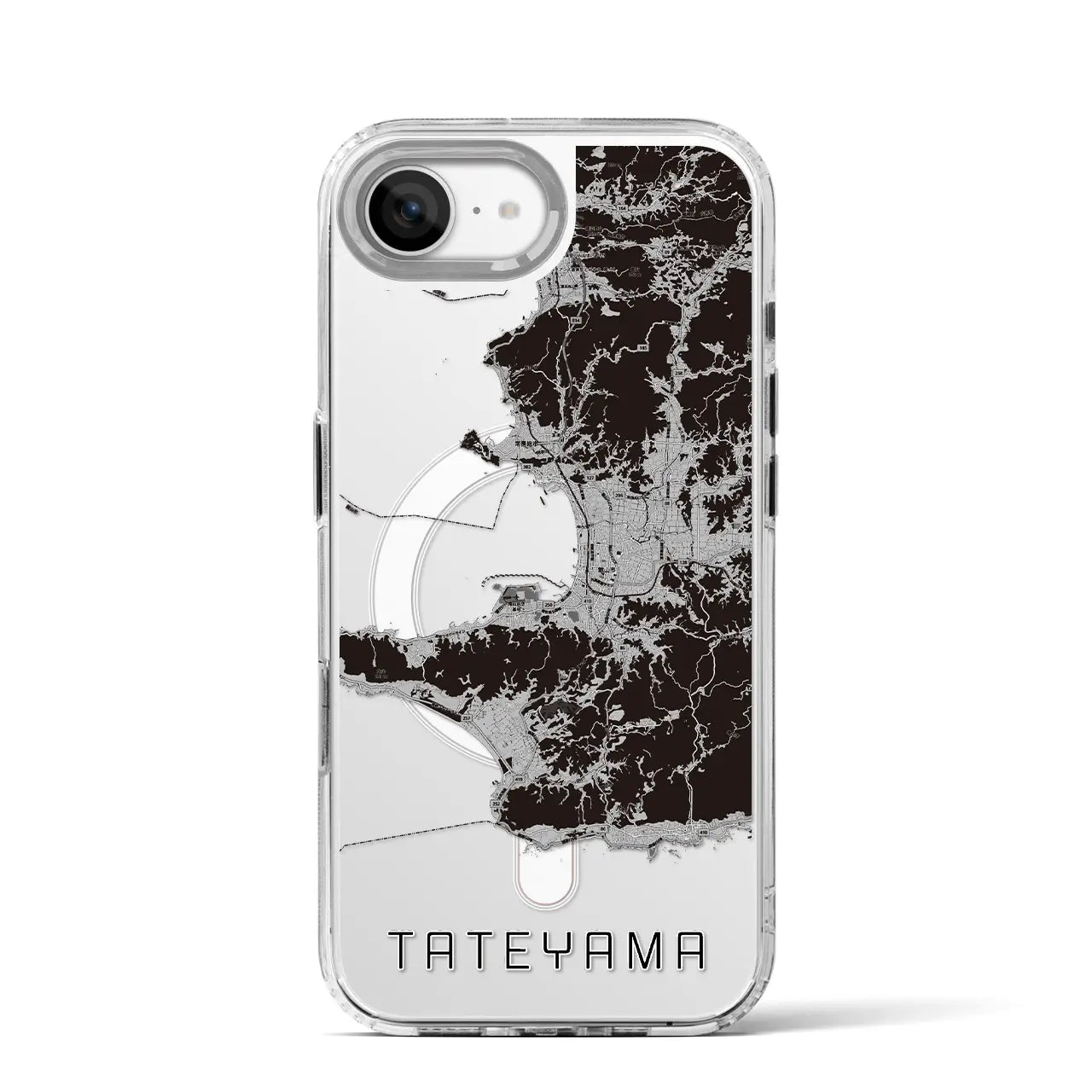 【館山2(千葉県)】地図柄iPhoneケース(MagSafeタイプ)