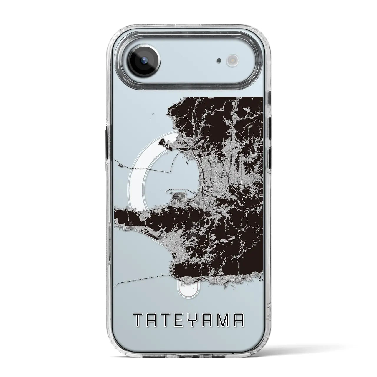 【館山2(千葉県)】地図柄iPhoneケース(MagSafeタイプ)