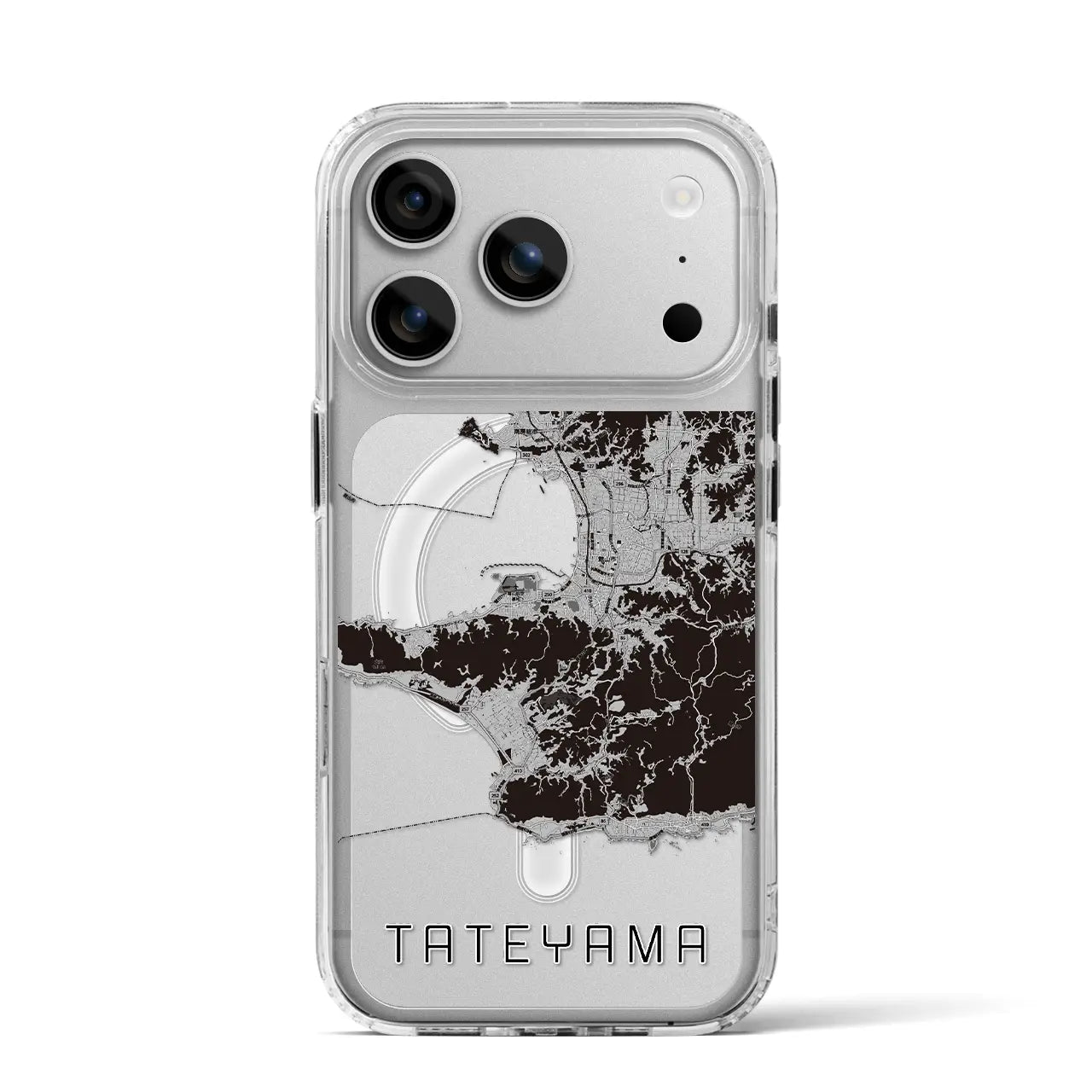 【館山2(千葉県)】地図柄iPhoneケース(MagSafeタイプ)