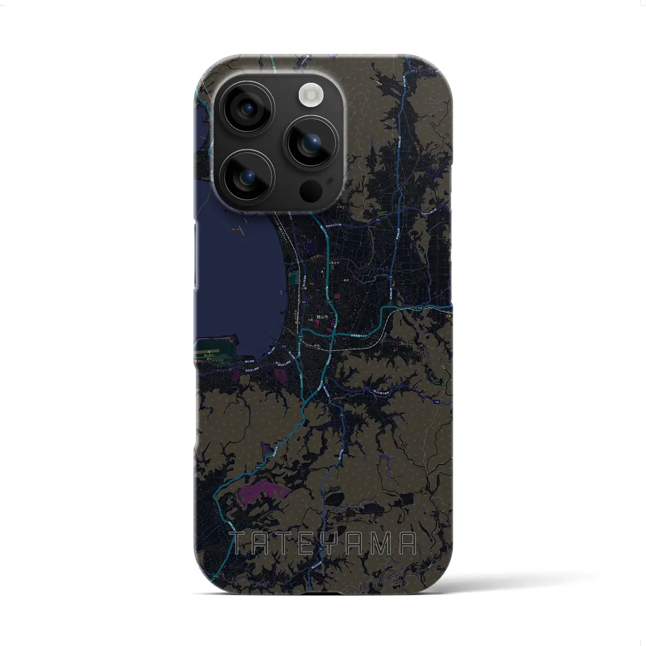 【館山(千葉県)】地図柄iPhoneケース(バックカバータイプ)