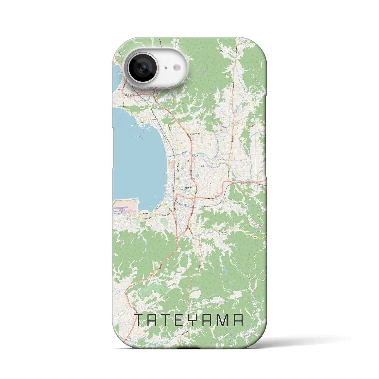 【館山(千葉県)】地図柄iPhoneケース(バックカバータイプ)