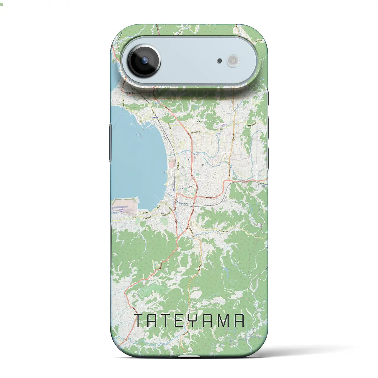 【館山(千葉県)】地図柄iPhoneケース(バックカバータイプ)ナチュラル・iPhone 17 Pro Max 用