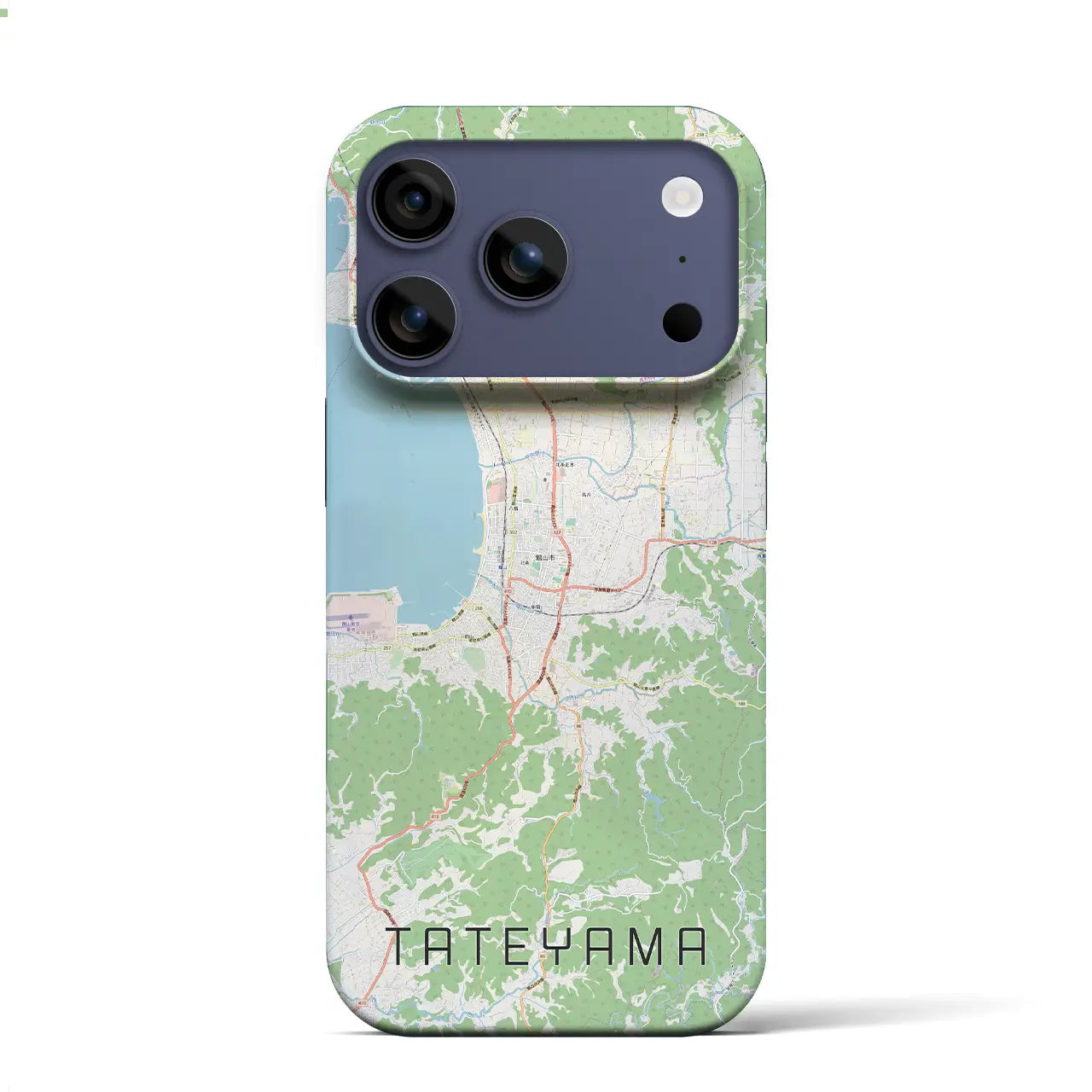 【館山(千葉県)】地図柄iPhoneケース(バックカバータイプ)